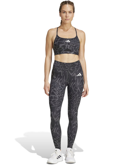 adidas Optime Essentials Stash Pocket Full-Length Leggings - Blackimage5- The Sports Edit