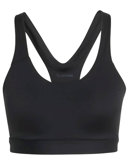 adidas Optime Essentials Workout High Support Bra - Blackimages6- The Sports Edit
