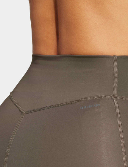 adidas Optime Full-Length Leggings - Shadow Oliveimage4- The Sports Edit