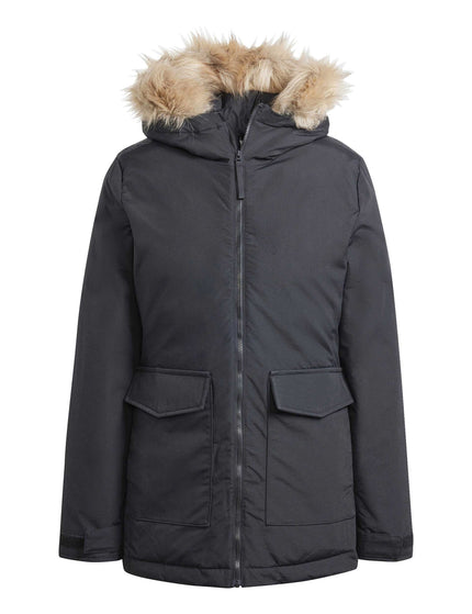 adidas Paveric Fur Parka - Blackimage6- The Sports Edit