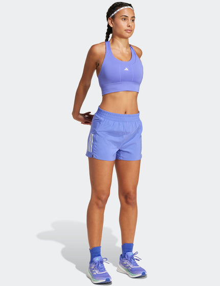 adidas Run Pocket Medium-Support Bra - Semi Cobalt Blueimage5- The Sports Edit