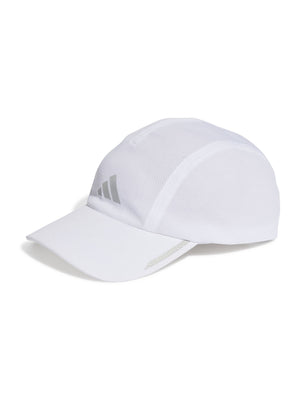 Running AEROREADY Four-Panel Mesh Cap - White/Reflective Silver