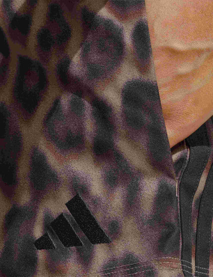 adidas Seasonal Essentials Leopard Print Woven Shorts with 3-Stripes - Multicolour/Earth Strataimages4- The Sports Edit