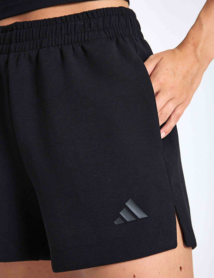 adidas Soft Lux Loose Shorts - Blackimages3- The Sports Edit