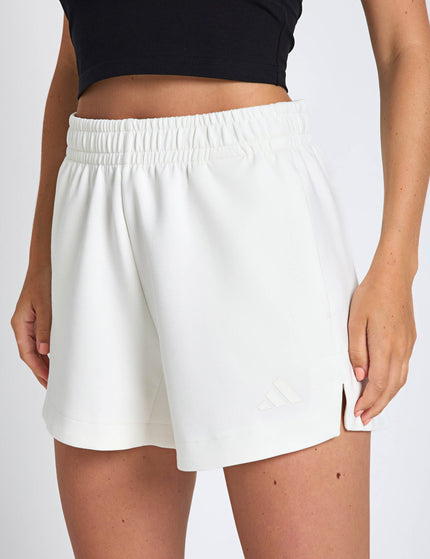 adidas Soft Lux Loose Shorts - Off Whiteimages1- The Sports Edit