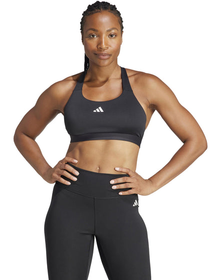 adidas TLRDREACT Training High-Support Bra - Blackimage1- The Sports Edit