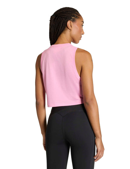 adidas Train Essentials Boxy Workout Tank Top - St Tropic Bloom/Blackimages2- The Sports Edit