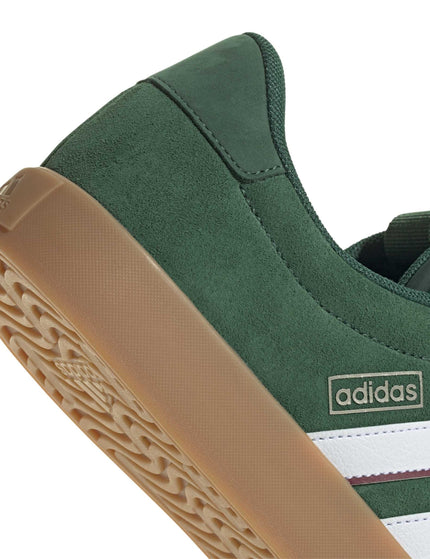 adidas VL COURT 3.0 Shoes - Dark Green/Cloud White/Collegiate Burgundyimages4- The Sports Edit