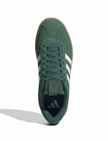 adidas VL COURT 3.0 Shoes - Dark Green/Cloud White/Collegiate Burgundyimages7- The Sports Edit