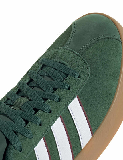 adidas VL COURT 3.0 Shoes - Dark Green/Cloud White/Collegiate Burgundyimages8- The Sports Edit