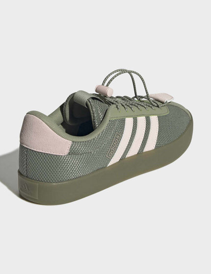 adidas VL Court 3.0 Shoes - Tent Green/Wonder Quartz/Cyber Metallicimages3- The Sports Edit