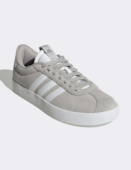 adidas VL Court 3.0 Shoes - Grey Two/Cloud White/Silver Metallicimage2- The Sports Edit