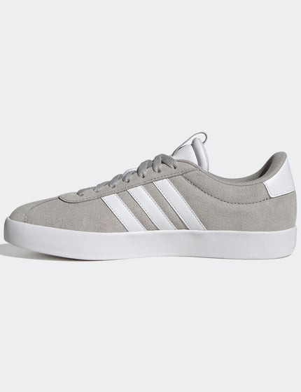 adidas VL Court 3.0 Shoes - Grey Two/Cloud White/Silver Metallicimage4- The Sports Edit