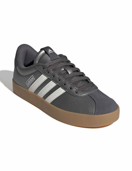 adidas VL Court 3.0 Shoes - Iron Metallic/Core White/Grey Fiveimages2- The Sports Edit
