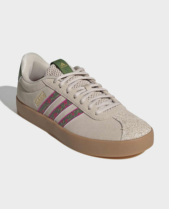VL Court 3.0 Shoes - FARM Rio Crystal Linen/Crew Green/Bahia Magenta