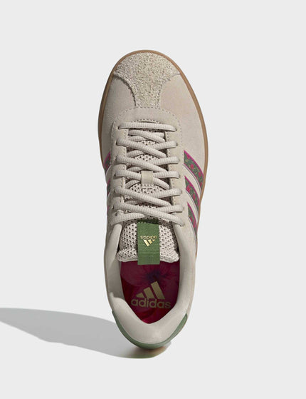 adidas VL Court 3.0 Shoes - FARM Rio Crystal Linen/Crew Green/Bahia Magentaimages5- The Sports Edit