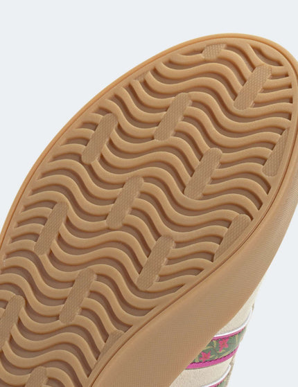 adidas VL Court 3.0 Shoes - FARM Rio Crystal Linen/Crew Green/Bahia Magentaimages8- The Sports Edit