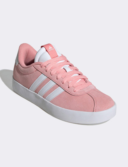 adidas VL Court 3.0 Shoes - Almost Pink/Cloud Whiteimage2- The Sports Edit