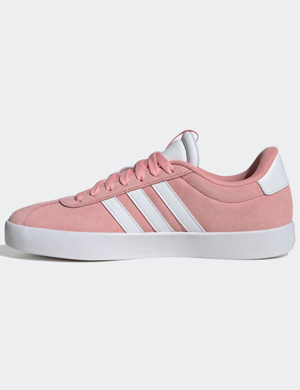 adidas VL Court 3.0 Shoes - Almost Pink/Cloud Whiteimage4- The Sports Edit