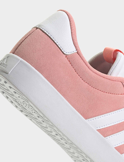 adidas VL Court 3.0 Shoes - Almost Pink/Cloud Whiteimage8- The Sports Edit