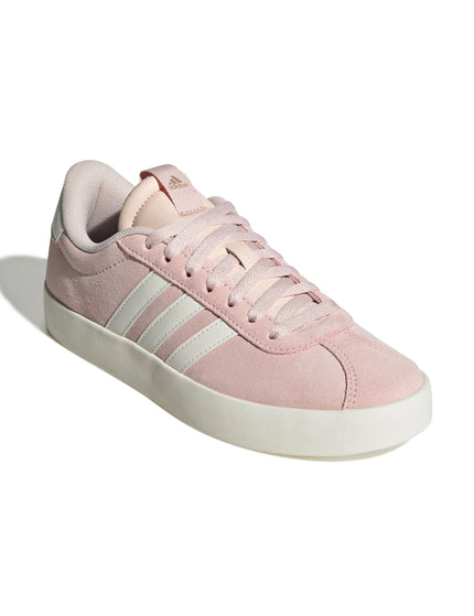 adidas VL Court 3.0 Shoes - Wonder Quartz/Core White/Cyber Metallicimage2- The Sports Edit