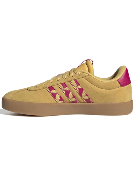 adidas VL Court 3.0 Shoes - Semi Spark/Bold Pink/Gumimage4- The Sports Edit