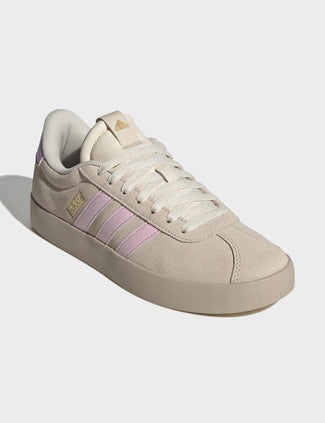 VL Court 3.0 Shoes - Wonder White/Clear Pink/Gold Metallic
