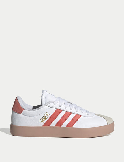 adidas VL Court 3.0 Shoes - Cloud White/Preloved Scarlet/Gold Metallicimage1- The Sports Edit