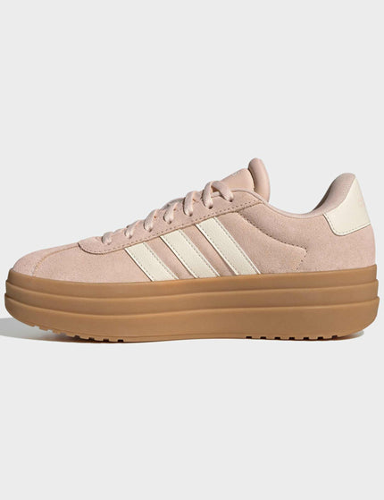 adidas VL Court Bold Shoes - Blush Pink/Off White/Gum 3images4- The Sports Edit