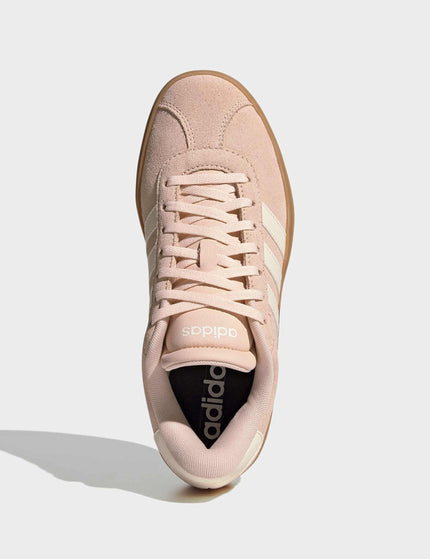 adidas VL Court Bold Shoes - Blush Pink/Off White/Gum 3images5- The Sports Edit