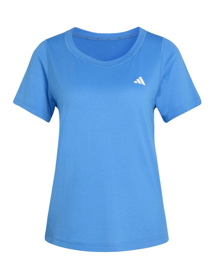 adidas Workout Essentials Scoop Neck T-Shirt - Ray Blueimages6- The Sports Edit