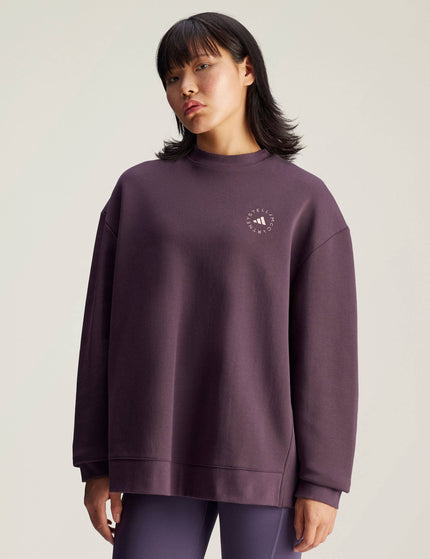 adidas X Stella McCartney Loose Sweatshirt - Mineral Redimage1- The Sports Edit