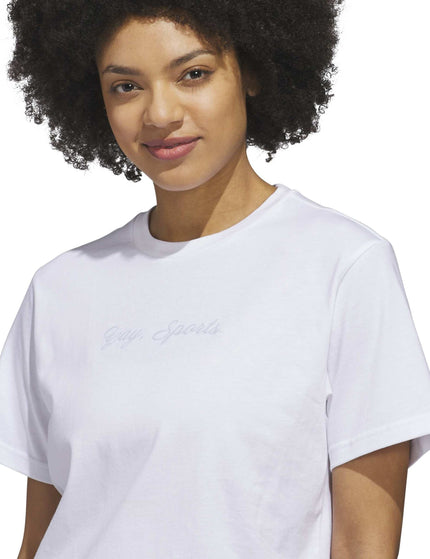 adidas Yay Sports Graphic T-Shirt - Whiteimages3- The Sports Edit