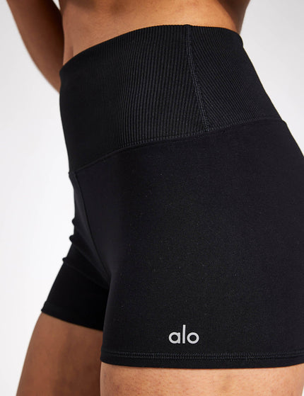 Alo Yoga Alosoft Aura Short - Blackimage3- The Sports Edit
