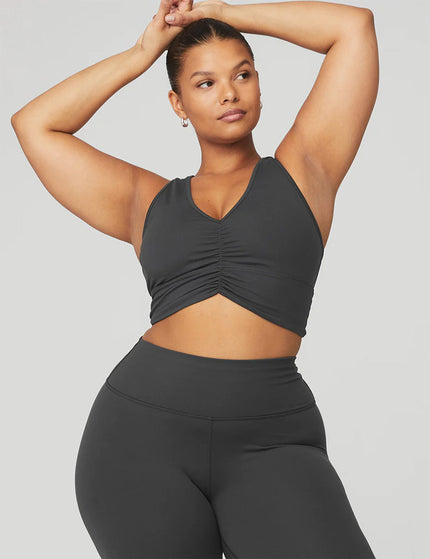 Alo Yoga Wild Thing Bra - Anthraciteimage6- The Sports Edit