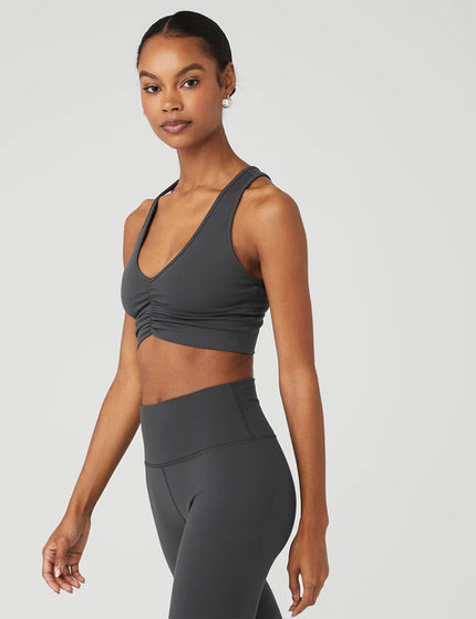Alo Yoga Wild Thing Bra - Anthraciteimage2- The Sports Edit