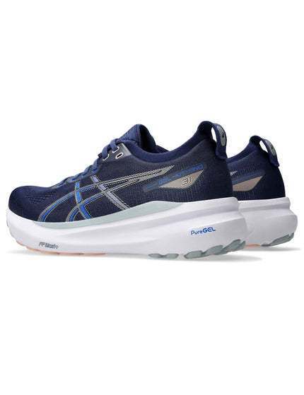 ASICS Gel Kayano 31 Indigo Blue/ Pure Silverimage3- The Sports Edit