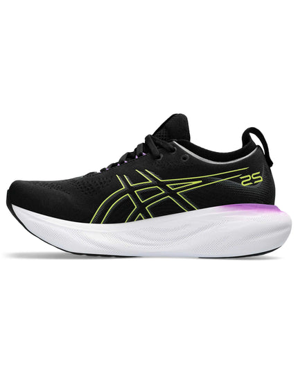 ASICS Gel-Nimbus 25 - Black/Glow Yellowimage2- The Sports Edit