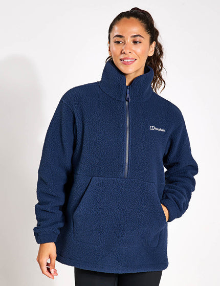 Berghaus Hawksker Half Zip Sherpa Fleece - Duskimage1- The Sports Edit