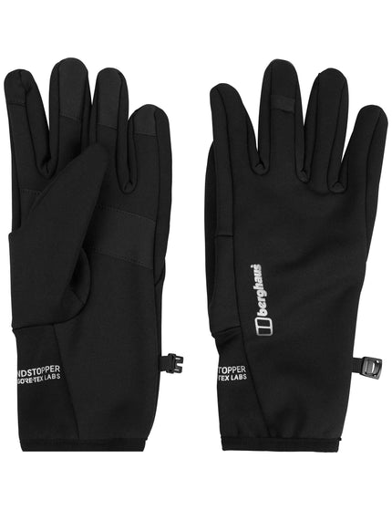 Berghaus Hillmaster Windstopper Glove - Blackimage1- The Sports Edit