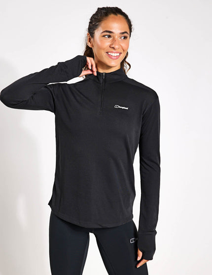 Berghaus Ivyhill Half Zip - Jet Blackimage1- The Sports Edit