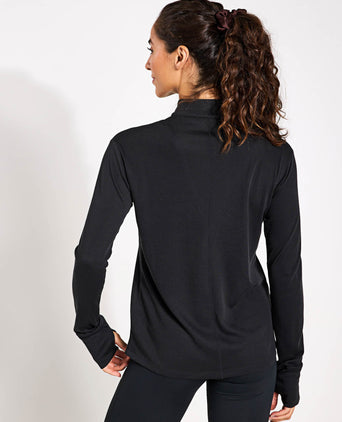 Ivyhill Half Zip - Jet Black