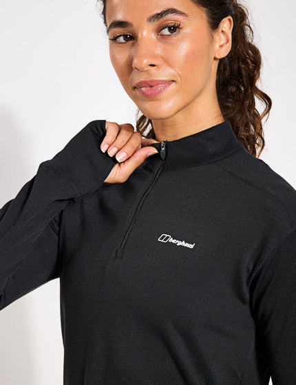 Berghaus Ivyhill Half Zip - Jet Blackimage3- The Sports Edit