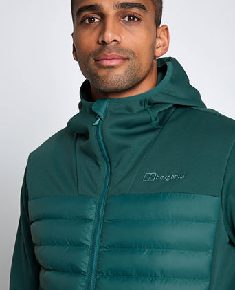 Vaskye Hooded Hybrid Jacket - Northern Storm