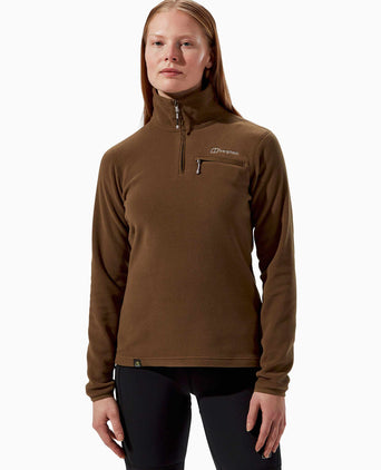 Prism 2.0 Micro Half Zip Fleece - Bark Brown