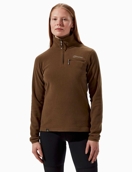 Berghaus Prism 2.0 Micro Half Zip Fleece - Bark Brownimage1- The Sports Edit