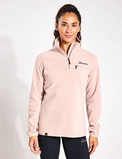 Berghaus Prism 2.0 Micro Half Zip Fleece - Pink Clayimage1- The Sports Edit