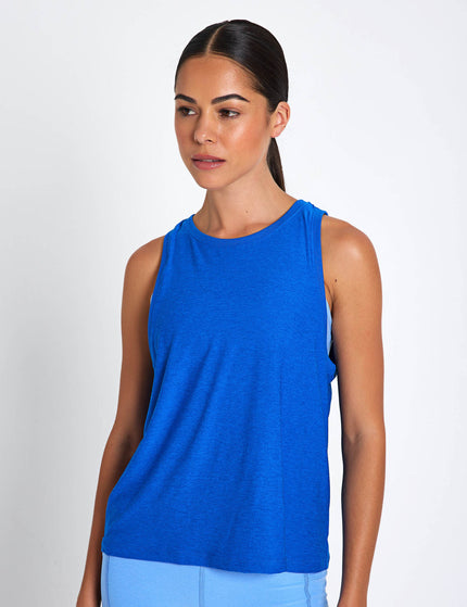 Beyond Yoga Featherweight Rebalance Tank - Court Blue Heatherimages1- The Sports Edit