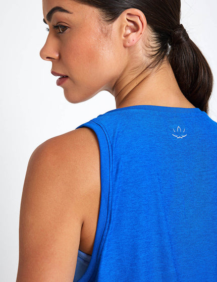 Beyond Yoga Featherweight Rebalance Tank - Court Blue Heatherimages3- The Sports Edit