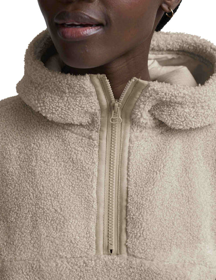 Beyond Yoga Boucle Fleece Hooded Pullover - Nude Tint Heatherimages4- The Sports Edit